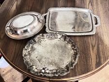 silver trays oval 2 for sale  Antwerp