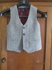 Boy tweed waistcoat for sale  MILTON KEYNES