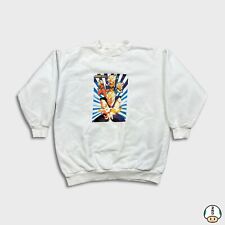 Vintage 90s Dragon Ball Z Anime Sweatshirt - Mens XS White, used for sale  Shipping to South Africa