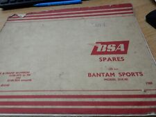 Bsa spares catologue for sale  NORTHWICH