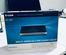 Modem D-Link banda larga DSL-2540B ADSL2+ com roteador Ethernet comprar usado  Enviando para Brazil