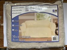 Linen microsuede slipcover for sale  Manchester
