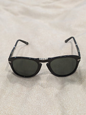 Usado, Óculos de sol Persol PO0714 preto dobrável masculino com estojo de transporte e pano comprar usado  Enviando para Brazil