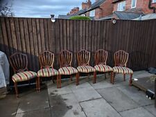 Italian hardwood upholstered for sale  NOTTINGHAM