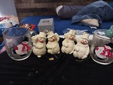 Ceramic snowman white for sale  Yankton