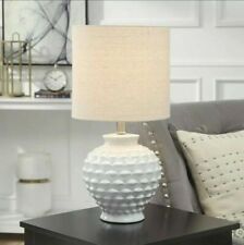 table ceramic white lamp for sale  Middleboro
