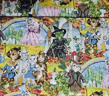 Fabric The Wizard Of Oz Cats By The Yard Pre-Shrunk for sale  Shipping to South Africa
