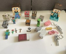 Lote enorme de bonecos de Minecraft animais blocos armas figuras chaveiros comprar usado  Enviando para Brazil