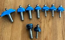 Bosch Carbide Tipped Cove Raised Panel Router Bit Lot of 9 - Excellent for sale  Shipping to South Africa