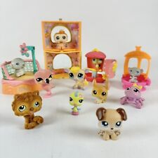 Lote de 16 estatuillas y accesorios de juguetes de Littlest Pet Shop adorables animales segunda mano  Embacar hacia Argentina