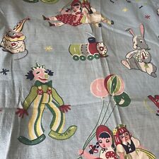 Nursery barkcloth fabric for sale  Shipping to Ireland