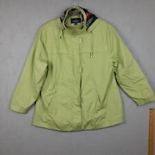 Jaqueta de chuva Mackintosh New England feminina 1X verde corta-vento plus size comprar usado  Enviando para Brazil