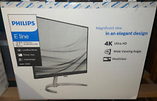 Philips 276E8VJSB 27in 4K UHD LCD Monitor-UltraClear, New-Open Box, used for sale  Shipping to South Africa