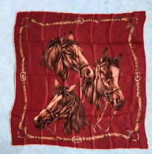 Vintage horse neckerchief for sale  Shipping to Ireland