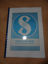 Repair instructions sachs for sale  Shipping to Ireland