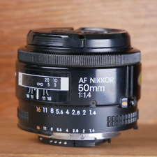 Usado, Lente Nikon AF Nikkor 50mm 1.4 F1.4 para Nikon SLR DSLR *TESTADA* comprar usado  Enviando para Brazil