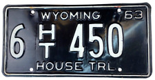 Wyoming 1963 license for sale  Mundelein