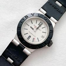 Reloj Hombre Bvlgari Aluminio AL32TA Cara Negra Blanco QZ segunda mano  Embacar hacia Argentina