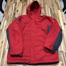 Chaqueta Columbia Para Hombre Roja Mediana EXO Tormenta Seca Esquí Nieve Cremallera Completa Abrigo Exterior segunda mano  Embacar hacia Argentina