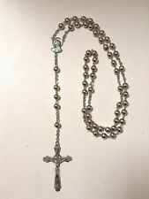 Antico rosario argento usato  Roma