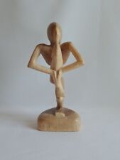 Yoga wooden sculpture d'occasion  Expédié en Belgium