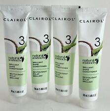 4 CLAIROL Natural Instincts Step 3 Brilliant Shine Conditioner 1.85oz NEW for sale  Shipping to South Africa