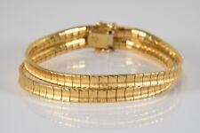 l17e01- 750er/ 18kt Gold Armband, Dominoform gebraucht kaufen  Neu-Ulm-Ludwigsfeld