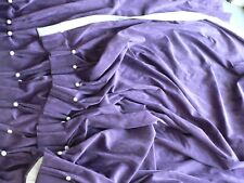 Large purple velvet for sale  Shipping to Ireland