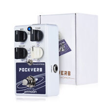 Pedal de efeitos de guitarra ammoon POCKVERB 7 atrasos + 7 efeitos de ressonância verdadeiro bypass I4P8, usado comprar usado  Enviando para Brazil