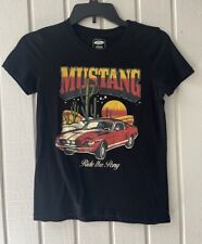 Camiseta Ford Mustang Ride The Pony - Negra Gráfica Unisex Talla Pequeña, usado segunda mano  Embacar hacia Argentina