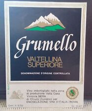 Etichette vino grumello usato  Reggio Calabria