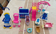 Lote de carrinhos de bebê Mattel Barbie caneta de brincar berço balanço berço e conjunto de balanço comprar usado  Enviando para Brazil