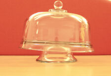 Anchor Hocking Glass Presence 4 in 1 Cake Stand and Dome Serving Platter-SECONDS for sale  Shipping to South Africa