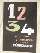 Zündapp prospekt 1957 gebraucht kaufen  Wiesloch