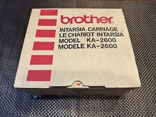 Brother ka2600 intarsia for sale  SWADLINCOTE