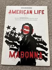 Partituras de música Madonna American Life 2003 não promocionais comprar usado  Enviando para Brazil
