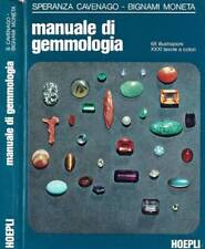 Manuale gemmologia. speranza usato  Italia