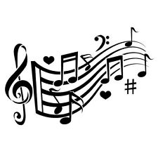 MUSIC NOTES  CAR DECAL STICKER for sale  Shipping to South Africa