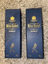 Johnnie Walker Blue Label Scotch Whisky - Two 5cl ￼ Miniature Bottles With Box, used for sale  Shipping to South Africa