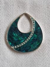 Abalone pendant silver for sale  STOCKPORT