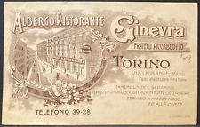 Cartolina pubblicitaria ristor usato  Torino
