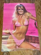"Póster vintage 1982 de HEATHER THOMAS sexy bikini chica 22 1/4"" x 32""", usado segunda mano  Embacar hacia Argentina