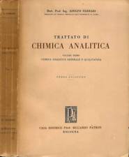 Trattato chimica analitica. usato  Italia
