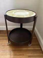 Vintage MCM Serving Cart Plastic Chairside Round for sale  Shipping to South Africa