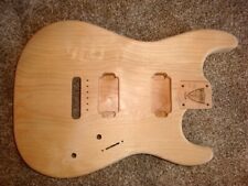 STRAT GUITAR BODY Lt Wt Alder Musikraft Charvel Dual Hum Rear Rout Wheel Notch for sale  Shipping to South Africa