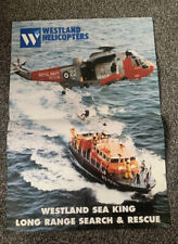 Westland helicopters poster for sale  MANCHESTER