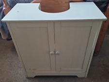 White bathroom sink for sale  WORTHING