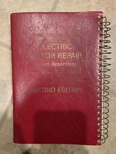 Libro - Reparación de motores eléctricos - Robert Rosenberg segunda edición 1970 ilustrado segunda mano  Embacar hacia Argentina