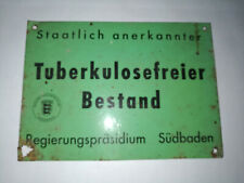 Antikes blechschild staatlich gebraucht kaufen  Hohberg