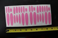 Surfboards Longboard Gun Pink OG V45C Vintage Surfing Sticker Window DECAL Sheet, used for sale  Shipping to South Africa